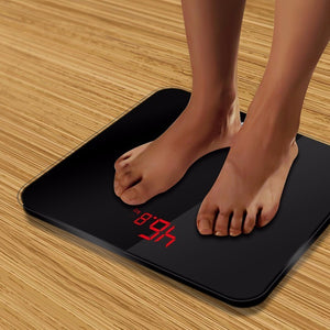 A3 Bathroom Scales Accurate Smart Electronic Digital Weight Home Floor Health Balance Body Glass LED Display 180kg