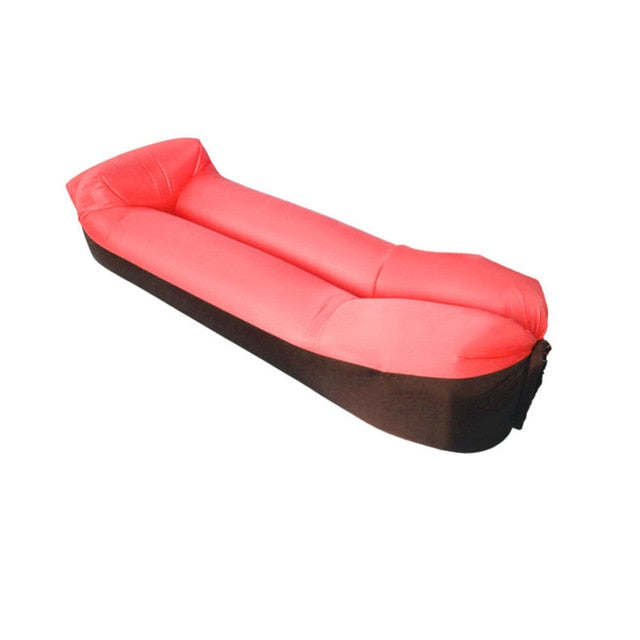 Hot Sale Fast Inflatable Sofa Bed Lazy Bag Sleeping Bag Portable Inflatable Air Camping Hiking Beach Sofa Bag Lounge Chair