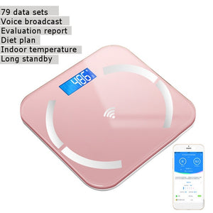 Bluetooth Scales Floor Body Weight Bathroom Scale Smart Backlit Display Scale Electronic Body Fat Scales Water Muscle Mass BMI