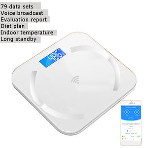 Bluetooth Scales Floor Body Weight Bathroom Scale Smart Backlit Display Scale Electronic Body Fat Scales Water Muscle Mass BMI