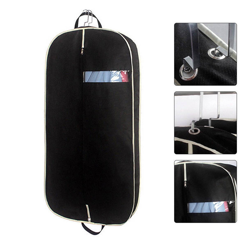 Men Suit Storage Bag Dustproof Hanger Organizer Travel Coat Clothes Garment Cover Case Accessories Supplies 60*110*10cm