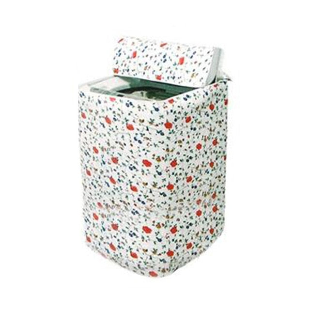 Washing Machine Covers front load household washing machine Dustproof covers Waterproof PVC Practical Floral Dust Cover