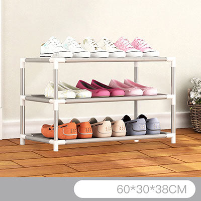 Multi-layer Dustproof Cloth Shoe Cabinet DIY Combination Assembly Shoe Storage Rack Household Finishing Shelves Home Furniture