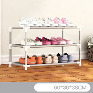 Multi-layer Dustproof Cloth Shoe Cabinet DIY Combination Assembly Shoe Storage Rack Household Finishing Shelves Home Furniture