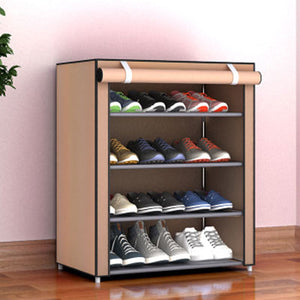 Multi-layer Dustproof Cloth Shoe Cabinet DIY Combination Assembly Shoe Storage Rack Household Finishing Shelves Home Furniture