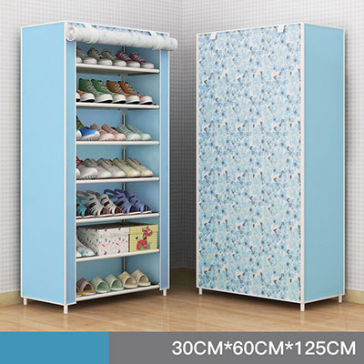 Multi-layer Dustproof Cloth Shoe Cabinet DIY Combination Assembly Shoe Storage Rack Household Finishing Shelves Home Furniture