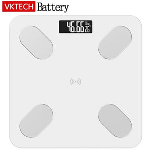 VKTECH S5 Body Fat Scale Floor Scientific Smart Electronic LED Digital Weight Bathroom Scales Balance Bluetooth APP Android IOS