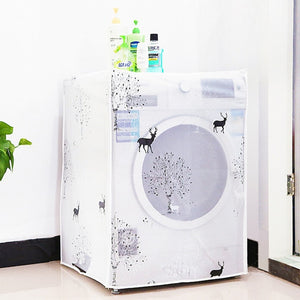 Transparent waterproof washing machine cover 60*56*83cm sunscreen home automatic impeller roller dust cover for drum accessories